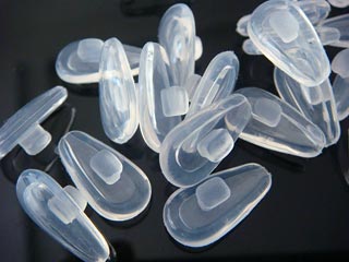 13mm push on silicone nose pads for replacement
